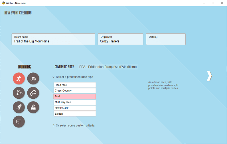 wiclax overview new event assistant